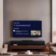 Google Gemini AI interface on smart TV helping families choose entertainment and get answers