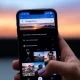 Google Photos AI editing interface showing voice command options for photo enhancement on Android device