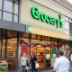 Grocery chain rebrand success story showing customers returning to reopened stores