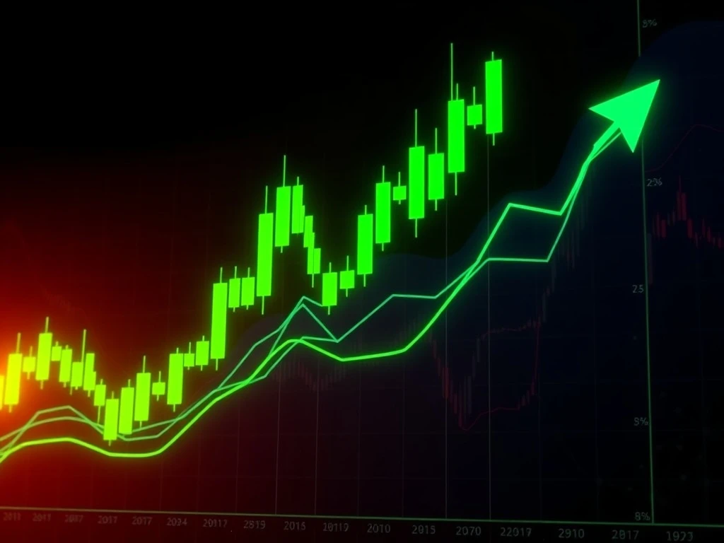 GRT cryptocurrency price surge analysis showing dramatic upward movement chart