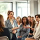 Hana Dhanji teaching leadership alignment strategies to professional women in business conference