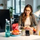 Busy professional maintaining health and wellbeing through balanced work-life integration
