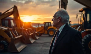 Heavy equipment dealer facing Chapter 11 bankruptcy financial restructuring process