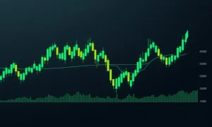 HFTBTC price chart showing explosive bullish breakout with expanding Bollinger Bands and volume surge
