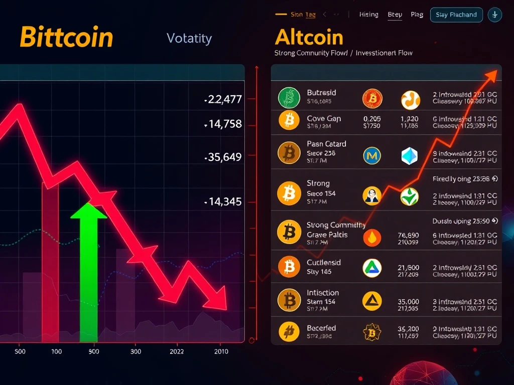 High-potential altcoins overcoming Bitcoin market volatility through strong tokenomics and community support