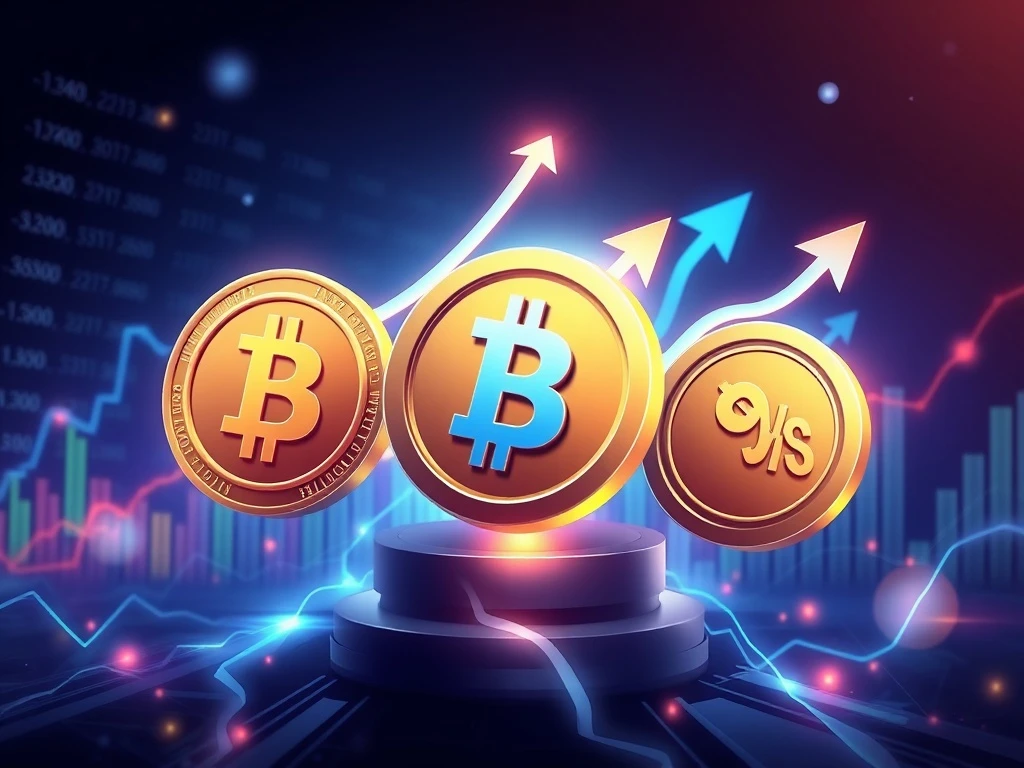 Three high-potential cryptocurrencies showing explosive growth potential with staking yields and market performance