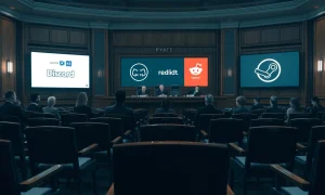 Congressional hearing on online radicalization with tech CEOs testifying about platform safety
