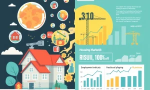 Housing market transition from speculation to economic fundamentals showing price stability indicators