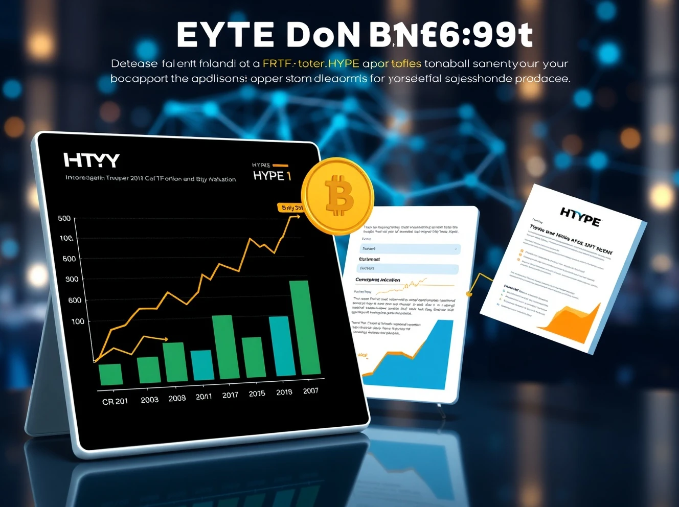 HYPE ETF approval process showing institutional crypto adoption growth charts