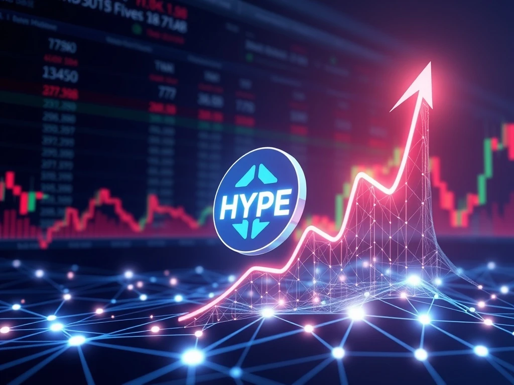 HYPE token price prediction and blockchain growth analysis showing institutional adoption