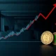 Hyperscale Data stock chart crashing despite major Bitcoin investment showing market volatility