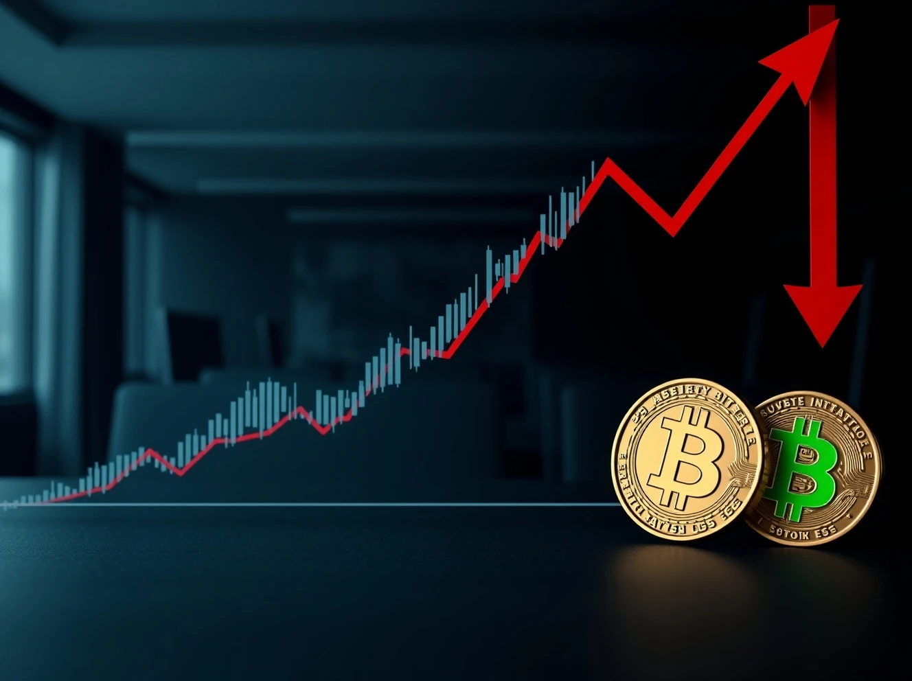 Hyperscale Data stock chart crashing despite major Bitcoin investment showing market volatility