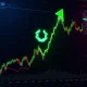 ICX cryptocurrency price chart showing dramatic 168% surge amid market volatility