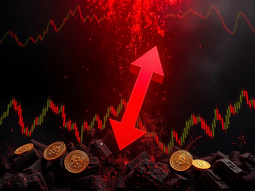 IDEX cryptocurrency catastrophic market crash showing extreme volatility and price collapse