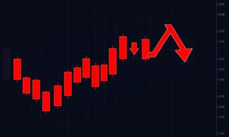 IMX price correction showing dramatic cryptocurrency market decline with sharp downward trend