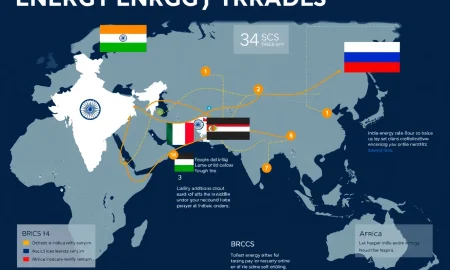 Strategic BRICS energy imports realignment between India and partner nations