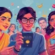 Indian users creatively engaging with Nano Banana AI image generation technology