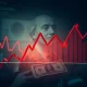 Indian Rupee crisis chart showing dramatic decline against US Dollar due to economic pressures