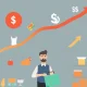 Inflation crisis showing rising consumer prices and economic pressure on household budgets