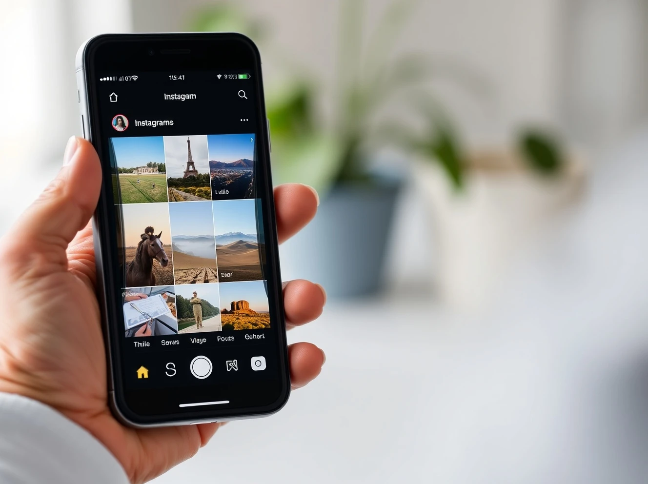 Instagram Picture-in-Picture feature showing Reels video playing in floating window during multitasking