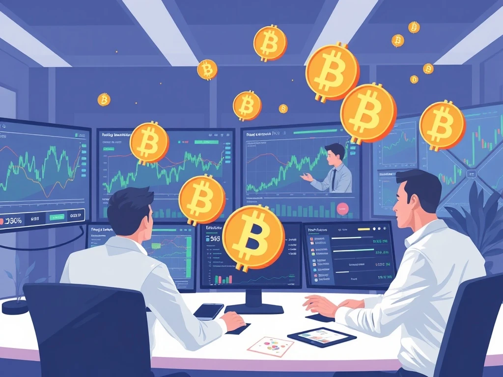 Institutional investors analyzing explosive altcoins growth opportunities alongside Bitcoin custody services