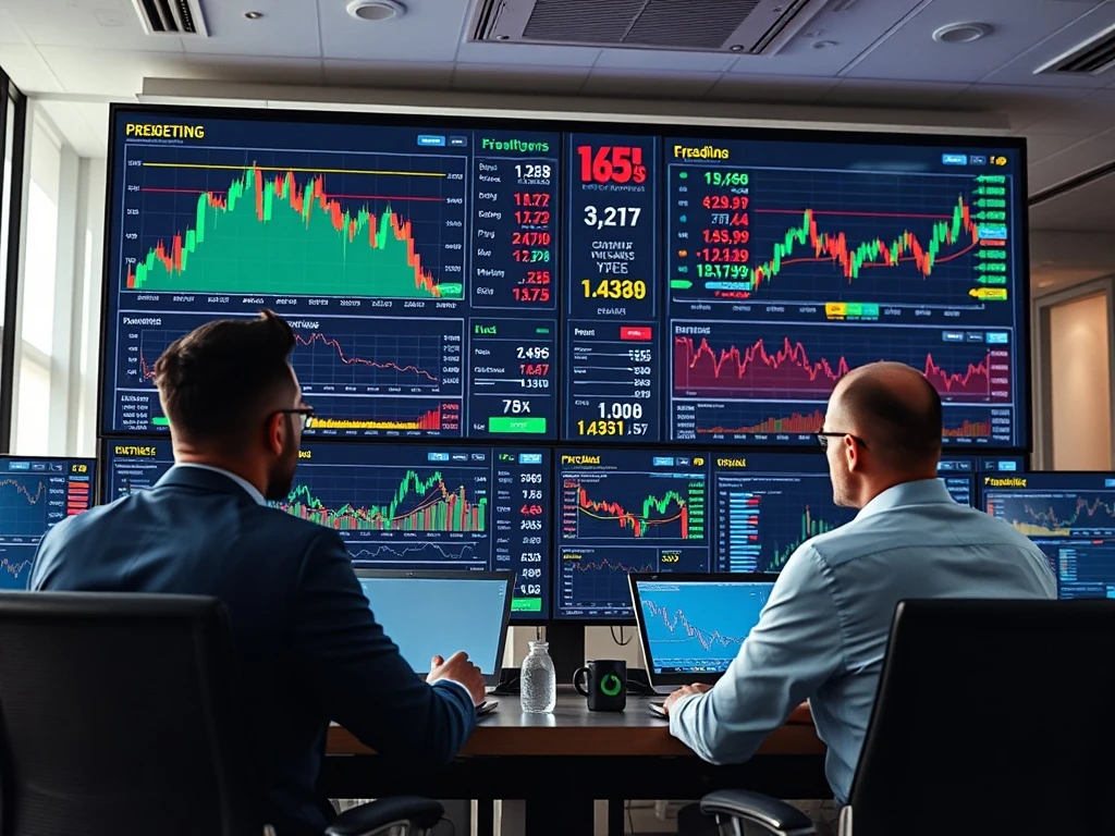Institutional crypto adoption driving market rebalancing with declining traditional stocks and rising digital assets