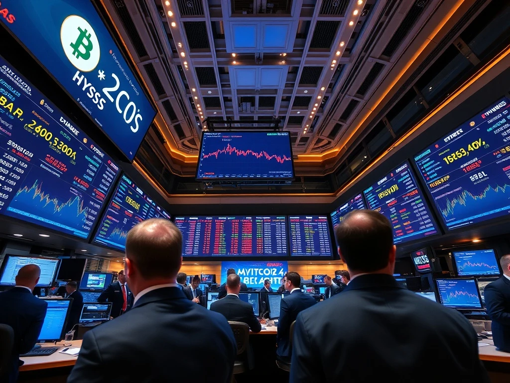 Institutional crypto trading integration between traditional stock exchanges and digital assets