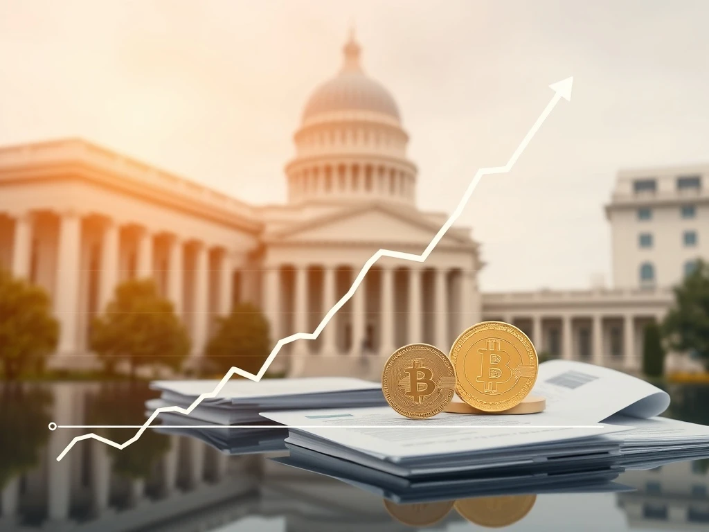 Chart showing institutional-driven gains for SEI, XRP, DOGE, and PNUT cryptocurrencies in professional financial setting