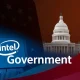 Illustrates the strategic Intel government stake in semiconductor manufacturing, symbolizing US efforts to bolster domestic chip production.