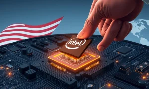 Illustrates the US government's significant investment, making it the largest **Intel US shareholder** and influencing the semiconductor industry's future.