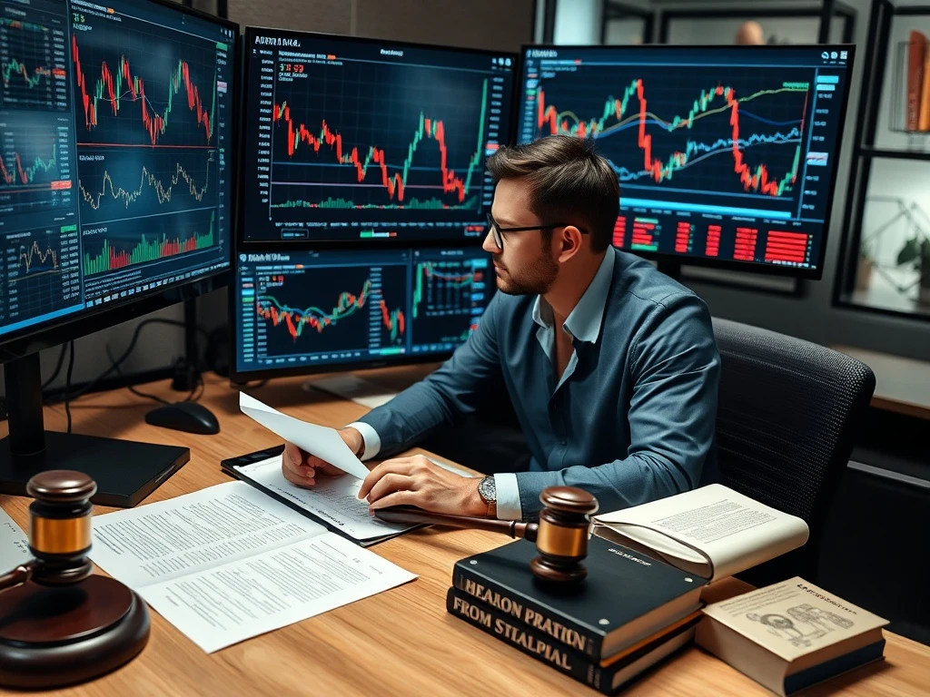 Analyst demonstrating investor resilience through cryptocurrency market analysis and regulatory compliance
