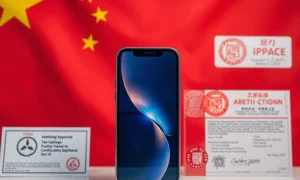 iPhone Air China regulatory approval delay with eSIM technology illustration