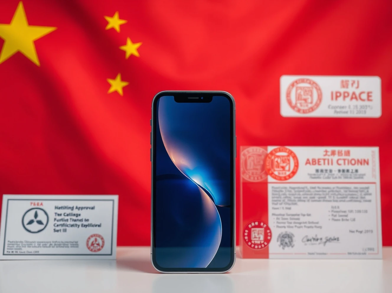 iPhone Air China regulatory approval delay with eSIM technology illustration