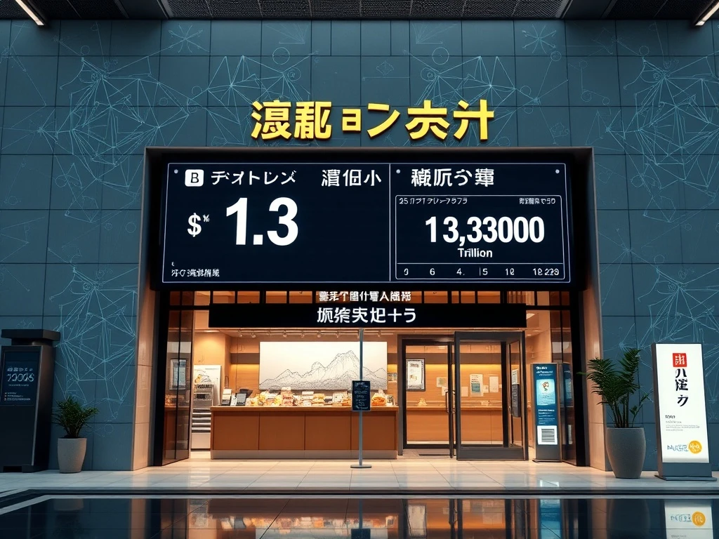 Japan Post Bank digital currency transformation showing blockchain integration with traditional banking systems