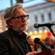 Jim Jarmusch discussing Mubi Sequoia funding controversy at Venice Film Festival press conference