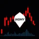 JASMY price correction chart showing dramatic cryptocurrency decline with bearish indicators