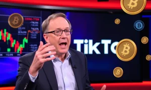 Jim Cramer delivering critical TikTok investment warning about cryptocurrency risks