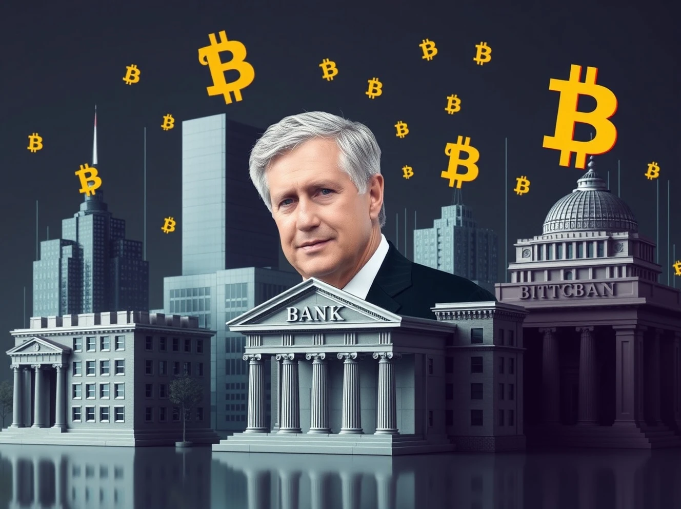 JPMorgan CEO Jamie Dimon discussing stablecoins integration with traditional banking systems