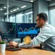 JPMorgan stablecoins strategy analysis showing financial charts and digital currency integration