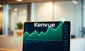 Kenvue stock chart showing recovery trend after White House pharmaceutical pricing pressure