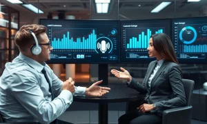 Voice AI technology conducting customer research interviews for market insights