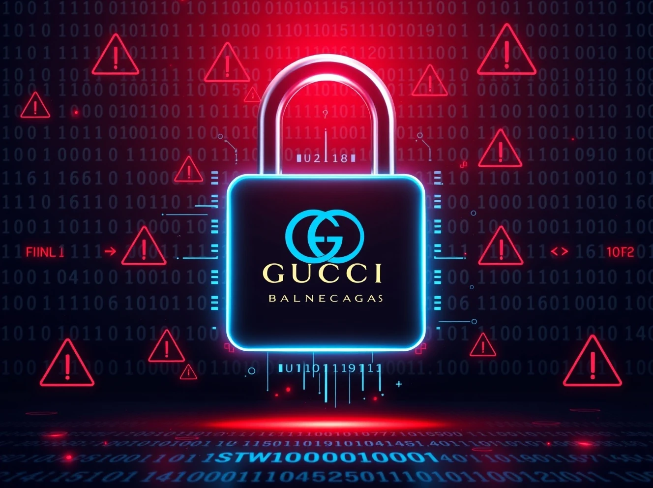 Ransomware attack security breach affecting luxury fashion customer data protection