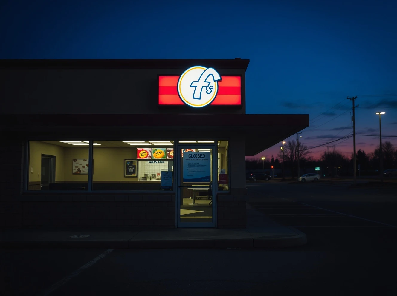Fast food restaurant closures affecting major chain competitors in challenging market