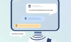 Koah AI advertising platform showing integrated ads in chatbot conversations