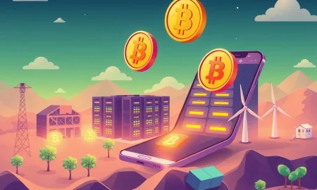 KuMining platform enabling retail investors to access industrial crypto mining operations with transparent dashboard interface