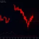 Catastrophic LA cryptocurrency drop showing extreme market decline and technical breakdown