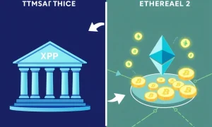 Strategic comparison showing Layer 2 meme tokens outperforming traditional XRP investments in blockchain innovation
