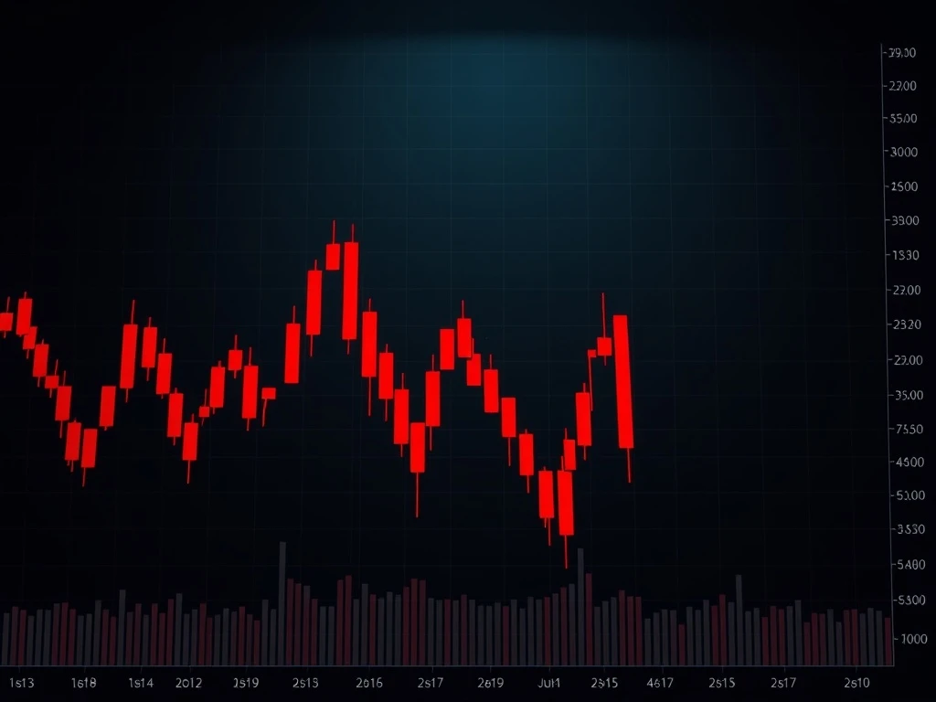 LAYER cryptocurrency price chart showing dramatic 109% decline with red downward candles