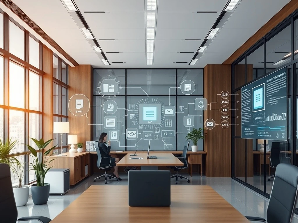 AI-powered back-office automation platform streamlining enterprise operations and reducing manual workload