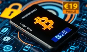 Ledger hardware wallet providing Bitcoin security with special €49 price offer